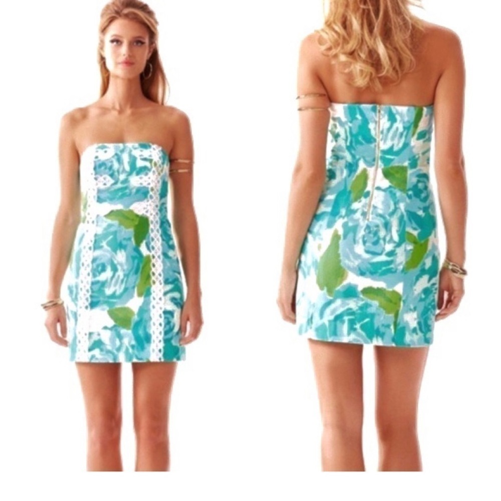 LILLY Pulitzer Women Blue Cocktail Dress Size 2
